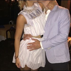 Free people high neckline dress